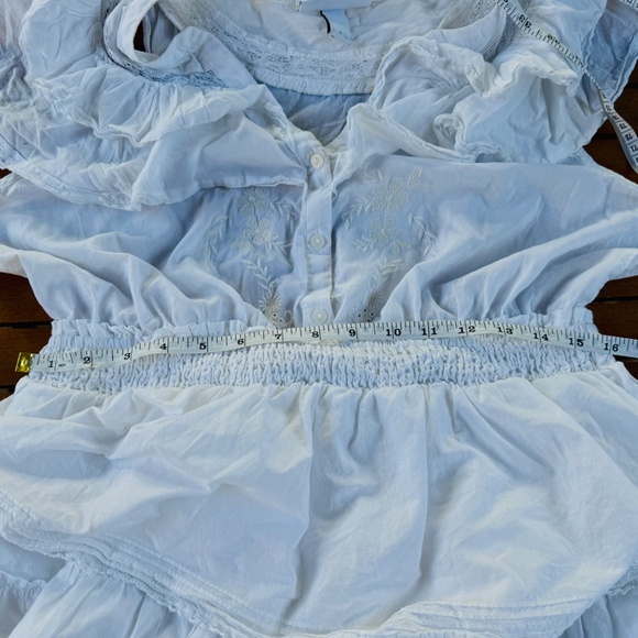 LoveShackFancy White Mini Dress - Picture 4 of 4